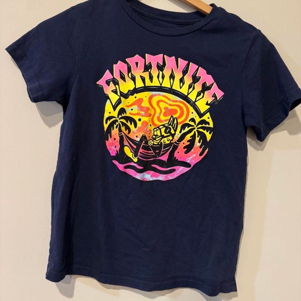 Fortnite Navy and Blue T-shirt size 10/12